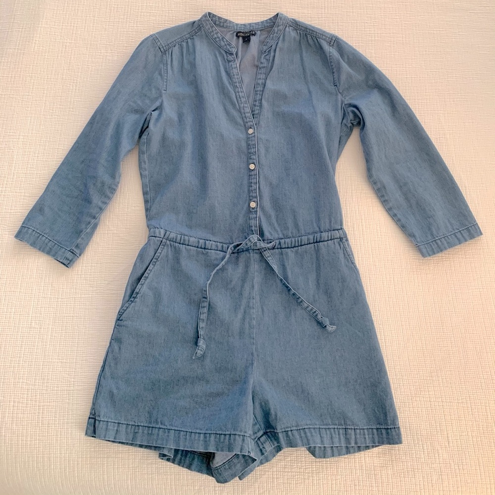 J. Crew Denim Romper